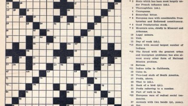 Board of National Missions crossword puzzle contest Presbyterian